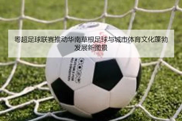粤超足球联赛推动华南草根足球与城市体育文化蓬勃发展新图景
